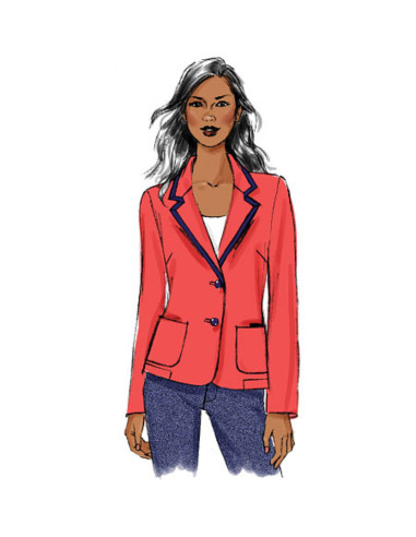Molde de casaco - Butterick 5926