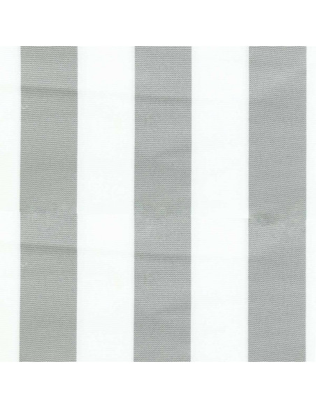 Tela de espreguiçadeira - Branco e cinza