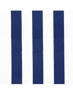 Tela espreguiçadeira - Branco e azul marinho 2