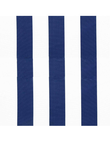 Tela espreguiçadeira - Branco e azul marinho