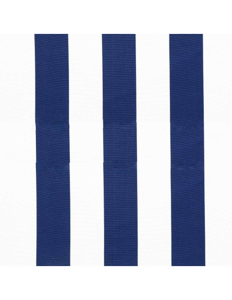 Tela espreguiçadeira - Branco e azul marinho