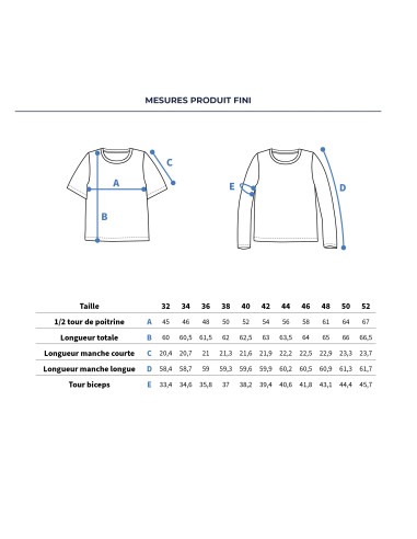 Padrão de t-shirt Tanger - Ikatee