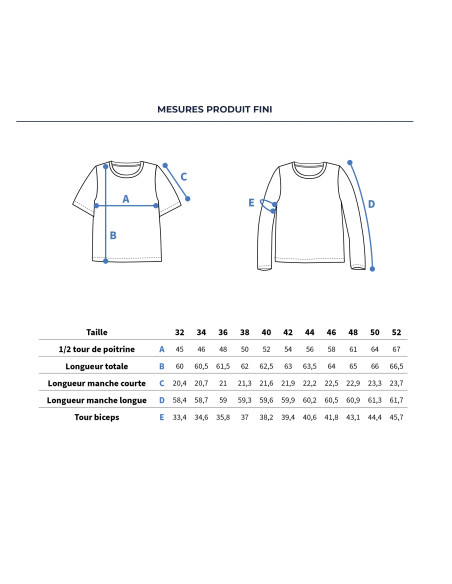 Padrão de t-shirt Tanger - Ikatee