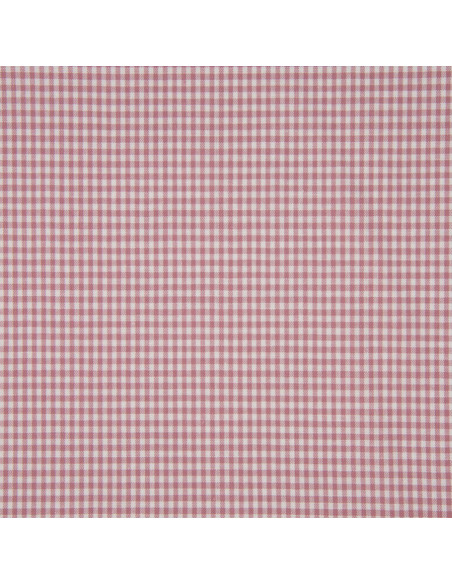 Tecido Vichy xadrez pequeno - Rosa antigo