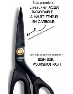 Tesoura de costura ergonômica deluxe 25 cm LDH 2