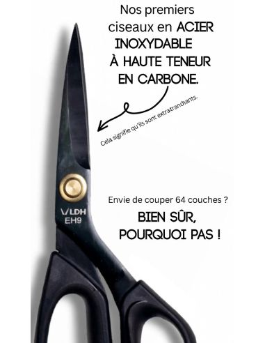 Tesoura de costura ergonômica deluxe 25 cm LDH