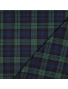 Tecidos tartan escoceses - Azul e verde