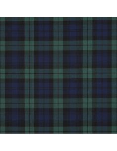 Tecidos tartan escoceses - Azul e verde 2