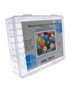 Caixa de armazenamento XL para 80 bobinas de fios