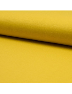 Tecido jersey viscose - Amarelo Ocre