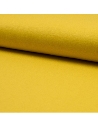 Tecido jersey viscose - Amarelo Ocre