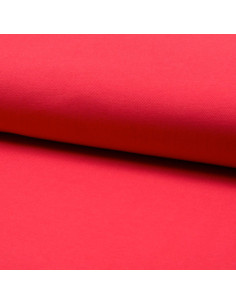 Tecido piqué de algodão para polos - Vermelho