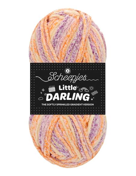 Fio chenille Scheepjes Little Darling Sprinkled Gradient