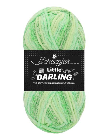 Fio chenille Scheepjes Little Darling Sprinkled Gradient