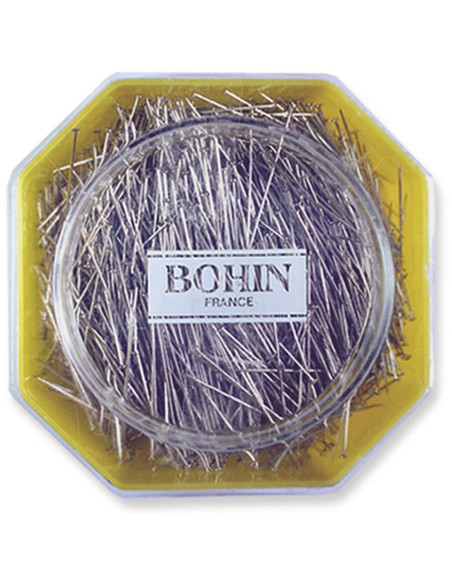 Caixa de 50 grs de alfinetes superfinos Bohin