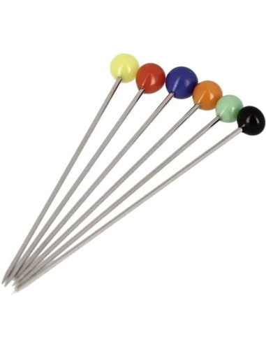 Caixa de 200 alfinetes superfinos com cabeça de vidro para quilting Bohin