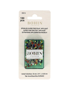 Caixa de 150 alfinetes para aplicações Bohin