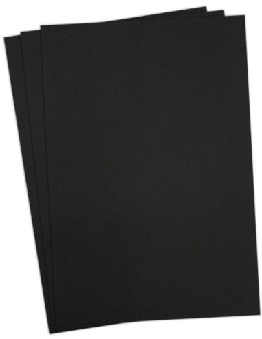 Pacote de 3 folhas de espuma 3D Puffy 3 mm para bordado - Preto