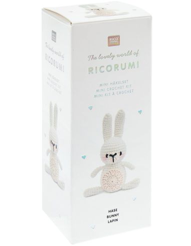 Mini kit de crochê Ricorumi - Coelho