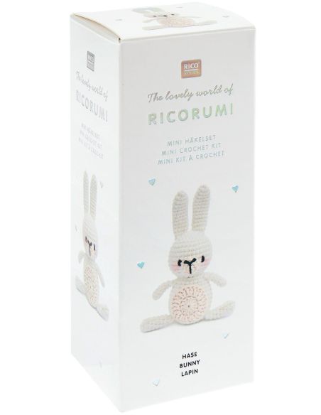 Mini kit de crochê Ricorumi - Coelho