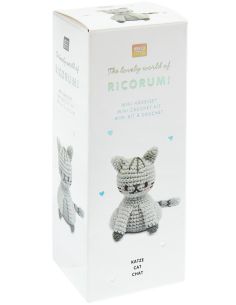 Mini kit de crochê Ricorumi - Gato