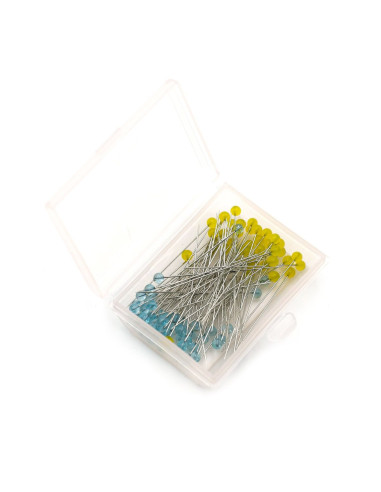 Caixa de 100 alfinetes ultra-finos para patchwork Clover