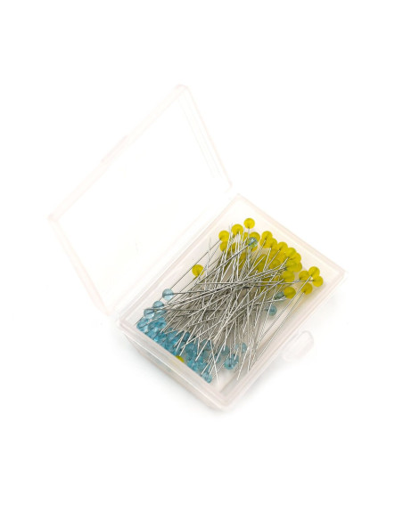 Caixa de 100 alfinetes ultra-finos para patchwork Clover