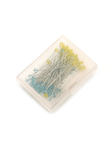 Caixa de 100 alfinetes ultra-finos para patchwork Clover