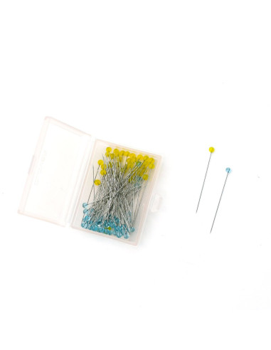 Caixa de 100 alfinetes ultra-finos para patchwork Clover