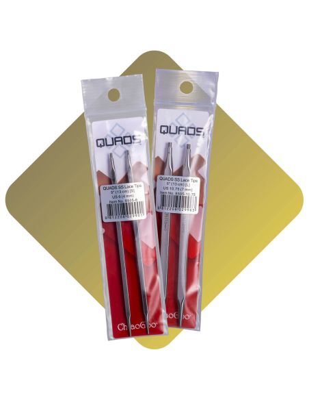 Pontas de agulhas de metal Quads ChiaoGoo