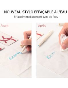 Stylo effaçable à l'eau - Bleu 2