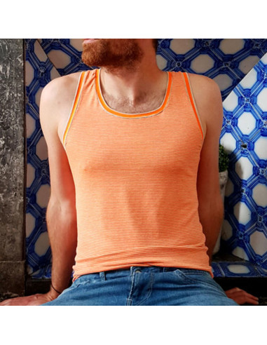 Padrão de boxer e regata para homem L'Audacieux - Les BG