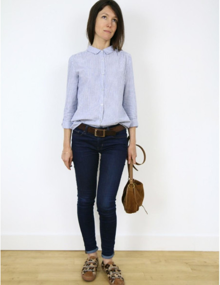 Padrão de camisa ou vestido Azur - Atelier Scämmit