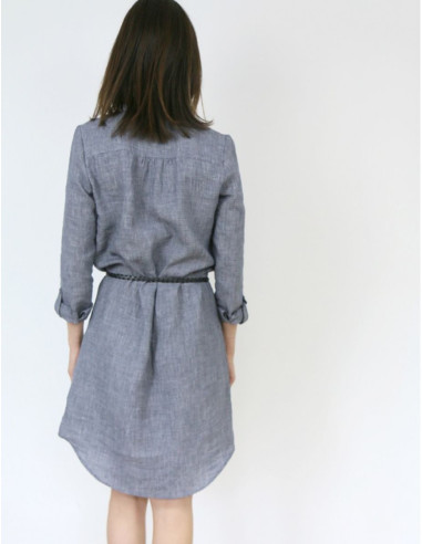 Padrão de camisa ou vestido Azur - Atelier Scämmit