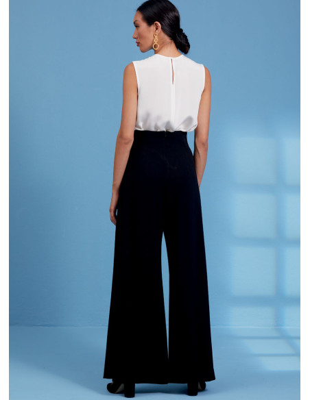 Molde de casaco, blusa e calça - Vogue 1620