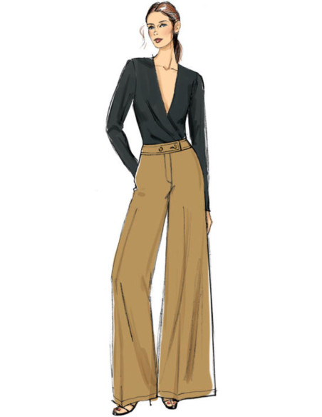 Molde de calça - Vogue 9361