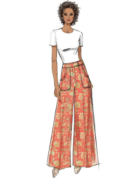 Molde de calça - Vogue 9361