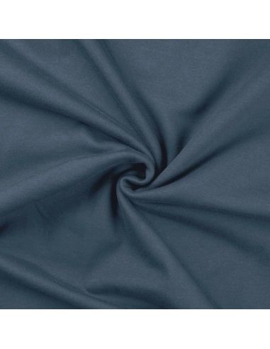 Tecido moletom - Azul denim