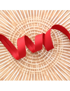 Viés de cetim - Vermelho