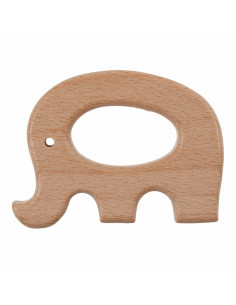 Anel de dentição em madeira - Elefante