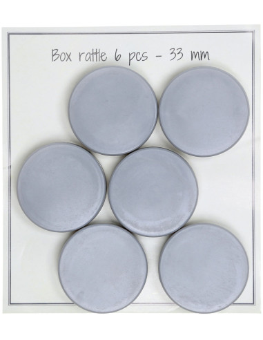Caixas chocalho 33 mm