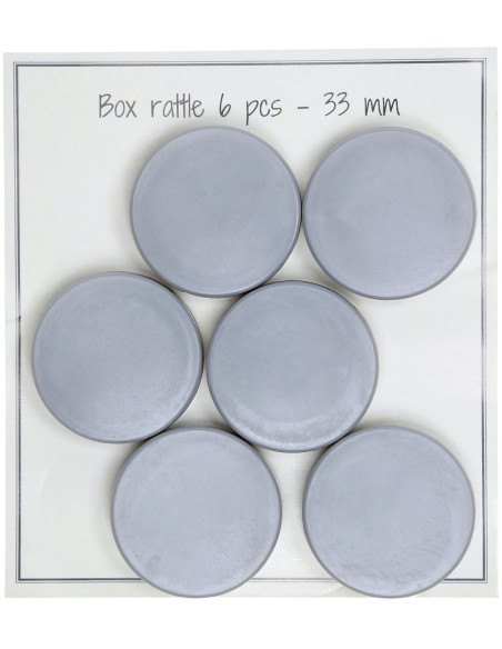 Caixas chocalho 33 mm