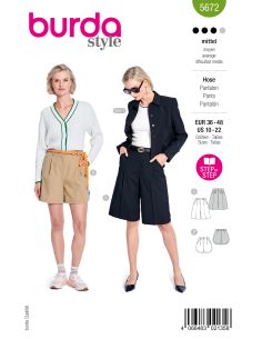 Patron de short - Burda 5672