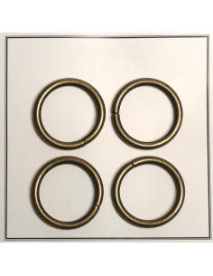 Anéis partidos para sacos 30 mm - Bronze