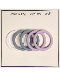 Anéis de silicone para prender chupeta