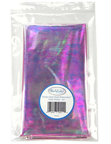 Folhas de mylar opalescentes