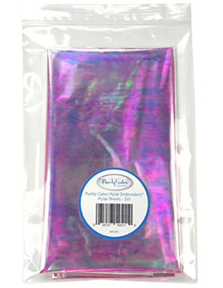 Folhas de mylar opalescentes