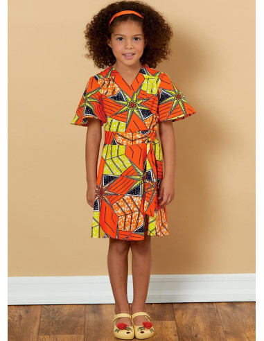 Molde de vestido e cinto - Butterick 6654