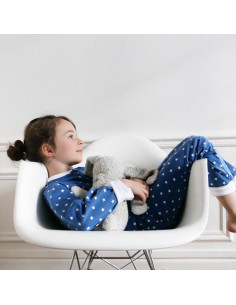 Padrão de pijama combinado unissex Gaby - Ikatee