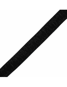 Alça de algodão para bolsa cintilante - Preto 2